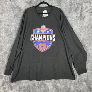 Boise State Broncos Shirt Mens 5XL Black NCAA Football 2014 Champions Box Seat